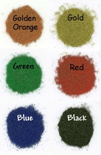 Golden Orange German Glass Glitter - 3 oz. Package